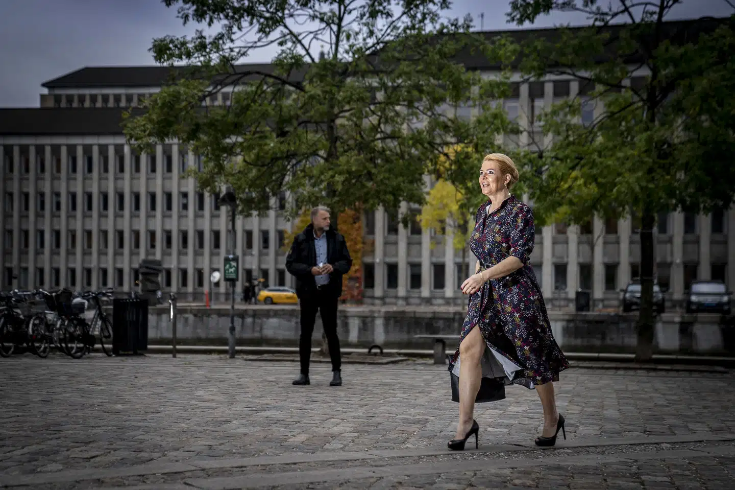 Inger Støjberg ankommer til 21. retsdag i rigsretssagen i Eigtveds Pakhus i København. Mads Claus Rasmussen/Ritzau Scanpix