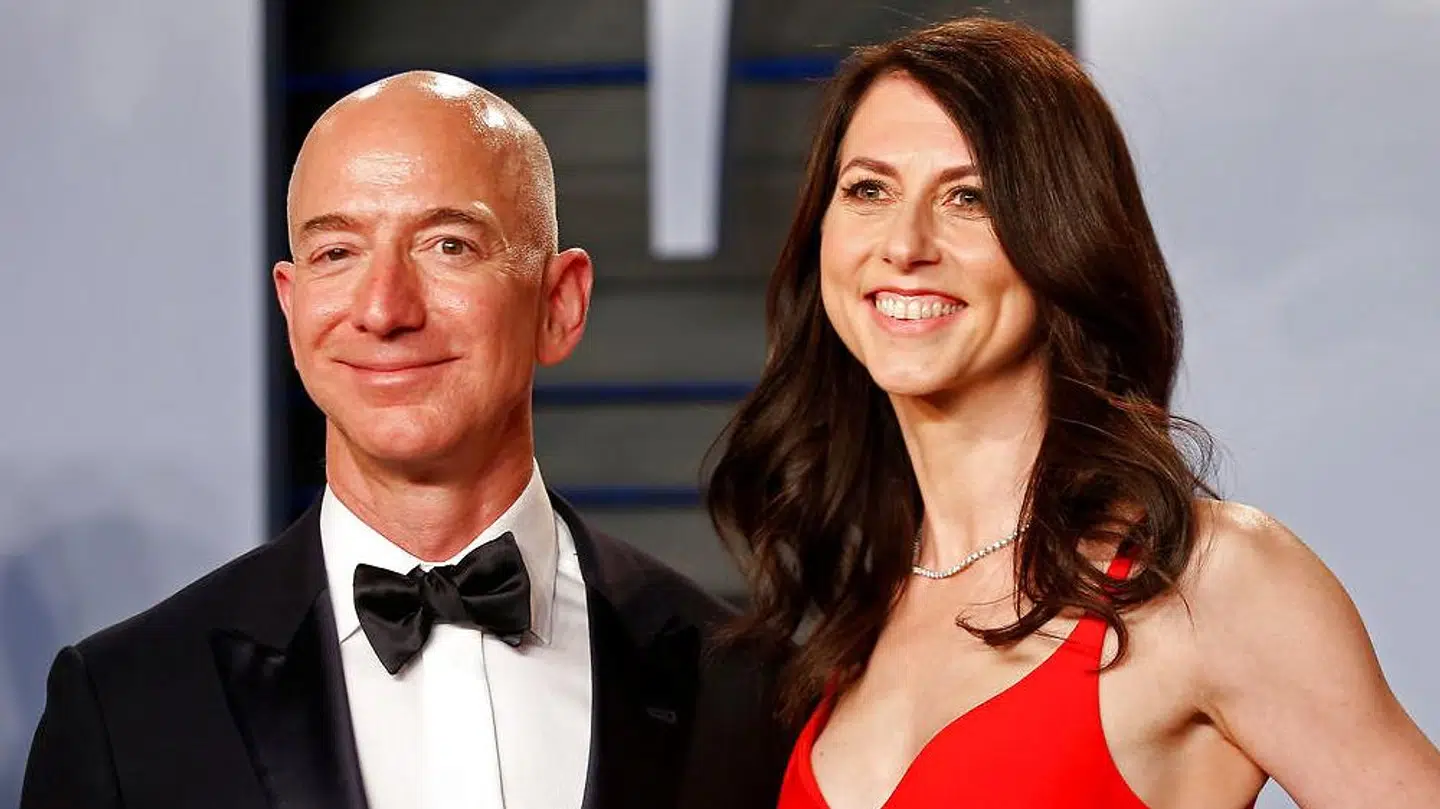 MacKenzie Bezos og Jeff Bezos i 2018 inden de blev skilt.