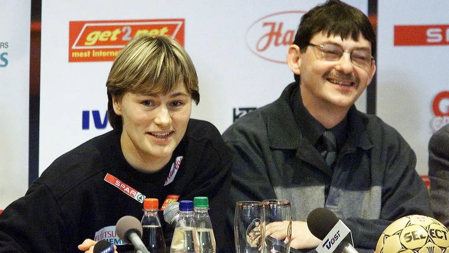 Anja Andersen og Bjarne Stenbæk i 2000.