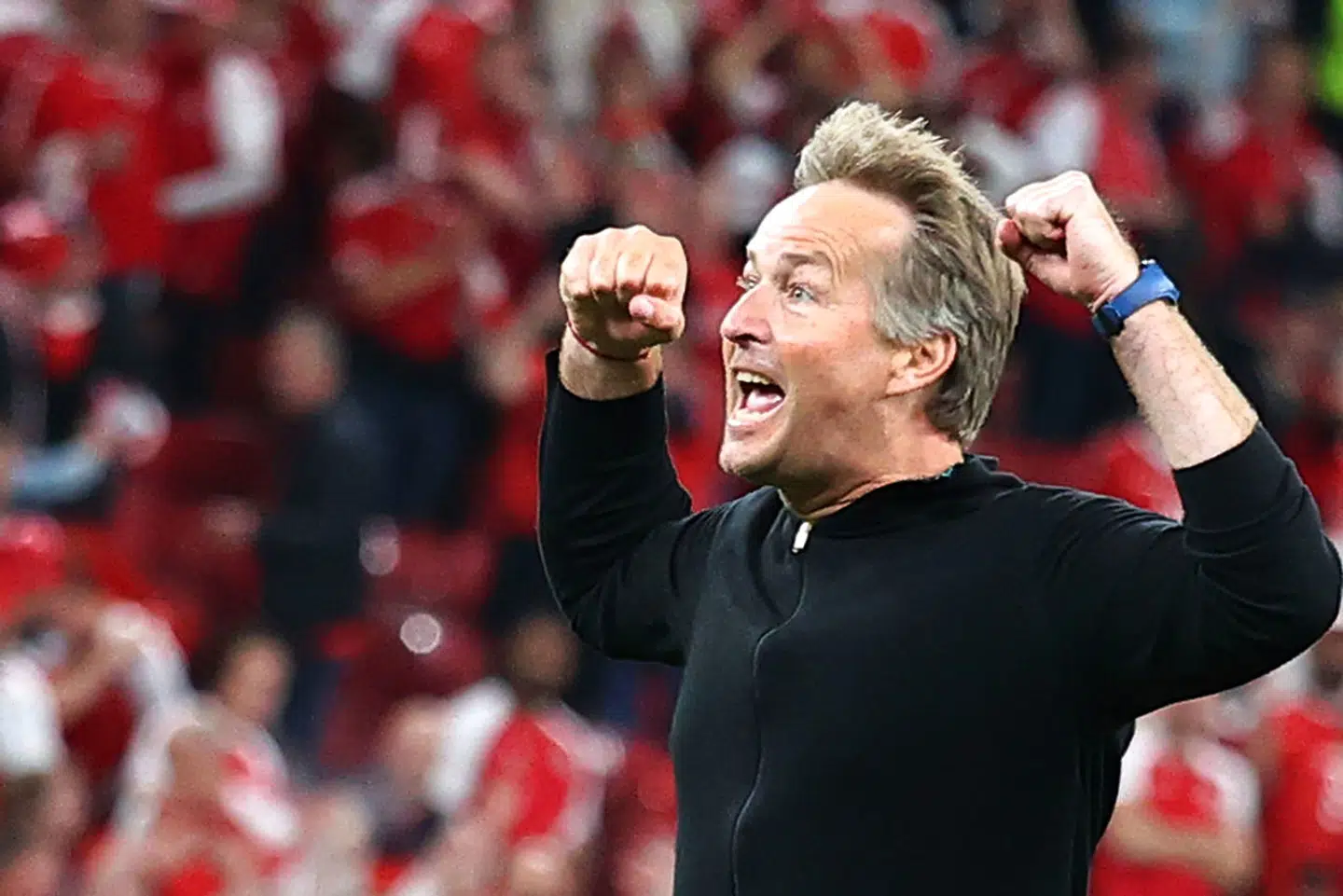 Kampen mod Rusland, som Danmark vandt 4-1, var ekstatisk.