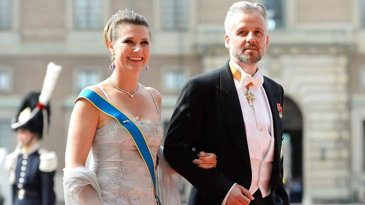 Arkivfoto af prinsesse Martha Louise med sin i dag afdøde eksmand, Ari Behn.