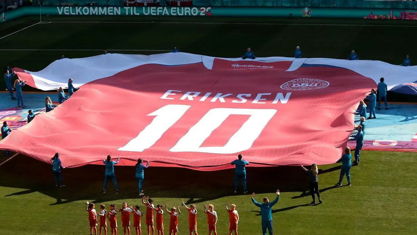 Anders Hagen var manden bag den enorme Christian Eriksen-trøje under EM.