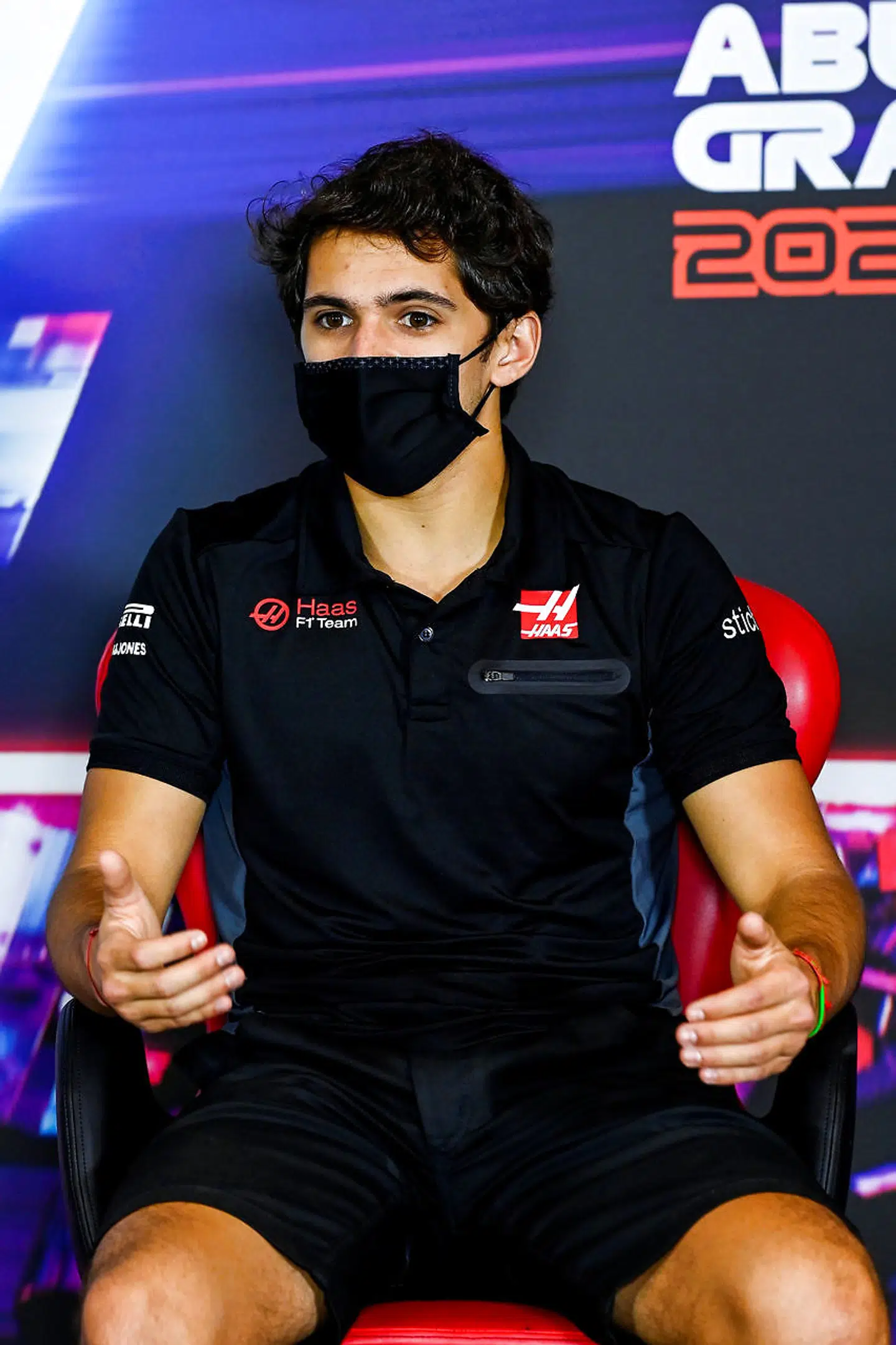 Formula One F1 - Abu Dhabi Grand Prix - Yas Marina Circuit, Abu Dhabi, United Arab Emirates - December 10, 2020 Haas' Pietro Fittipaldi during the press conference FIA/Handout via REUTERS ATTENTION EDITORS - THIS IMAGE HAS BEEN SUPPLIED BY A THIRD PARTY.NO RESALES.NO ARCHIVES