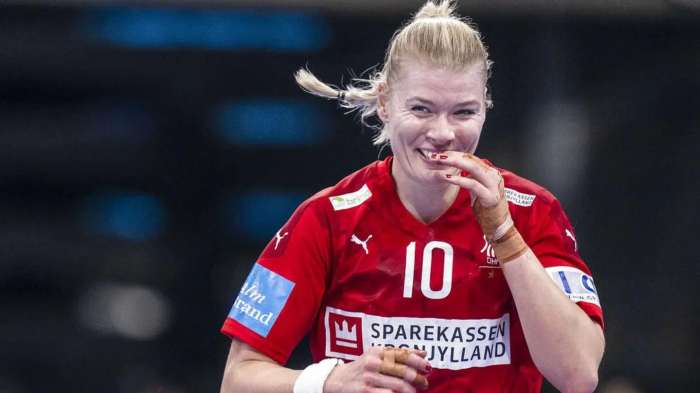 Kathrine Heindahl har scoret otte mål på otte forsøg.