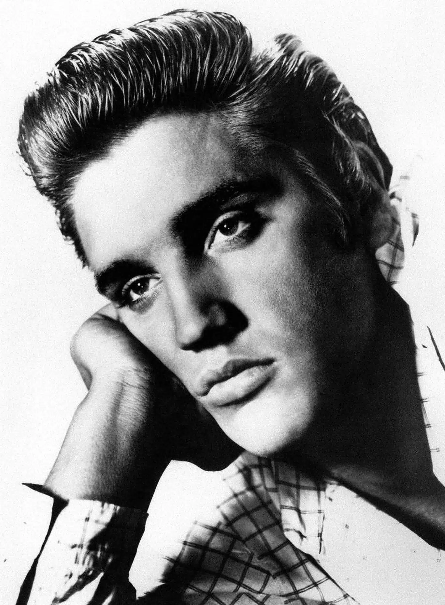 Arkivfoto af Elvis Presley.