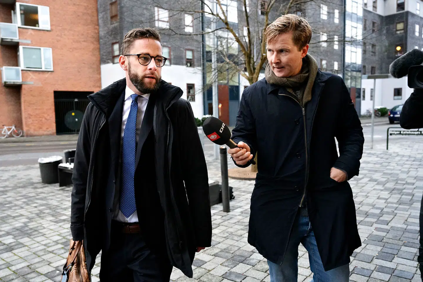 Martin Justesen fra Statsministeriet ankommer til sin afhøring i Granskningskommissionen om sagen om aflivning af mink i Retten på Frederiksberg fredag den 3. december 2021.. (Foto: Philip Davali/Ritzau Scanpix)