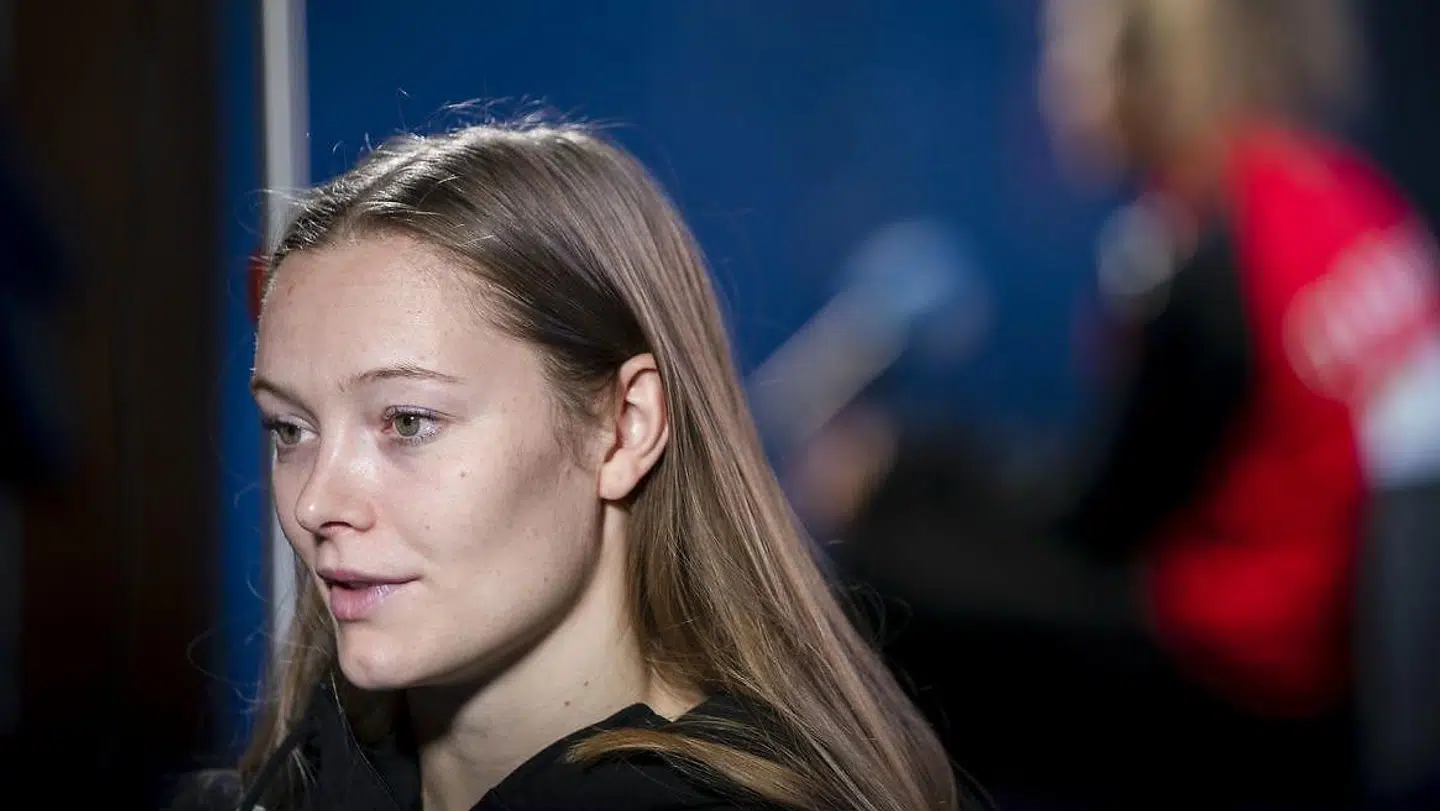 Anne Mette Hansen er en af de landsholdsspillere, der har frosset i hallen.