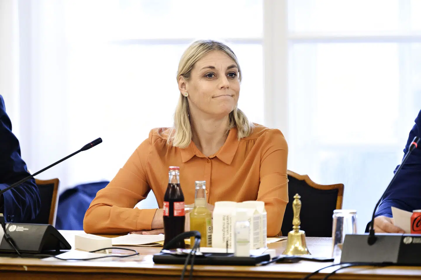 Forsvarsminister Trine Bramsen (S) er blevet bedt om at forholde sig til sagen om UFO'er i kølvandet på en Pentagon-rapport. (Arkivfoto) Philip Davali/Ritzau Scanpix