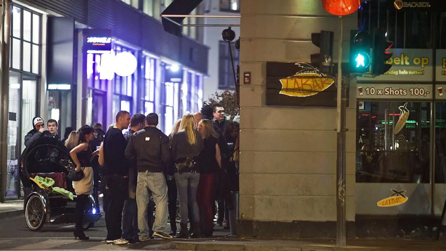 Fokus bliver i løbet af natten især på den del af Indre By, som kaldes Middelalderbyen, hvor der ofte er mange mennesker. Arkivfoto.