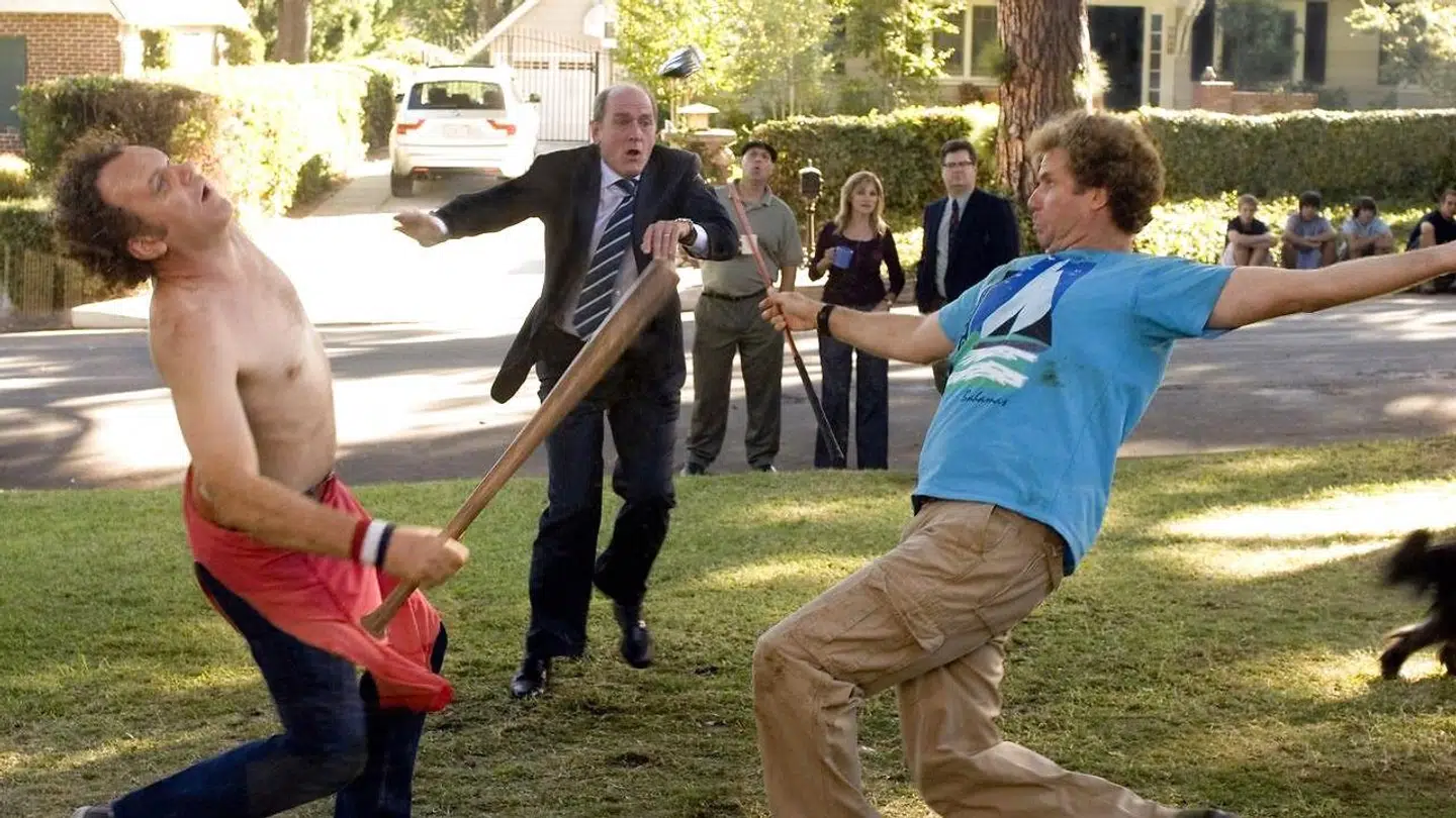 Will Ferrell (højre) og John C. Reilly (venstre) i filmen 'Step Brothers'.