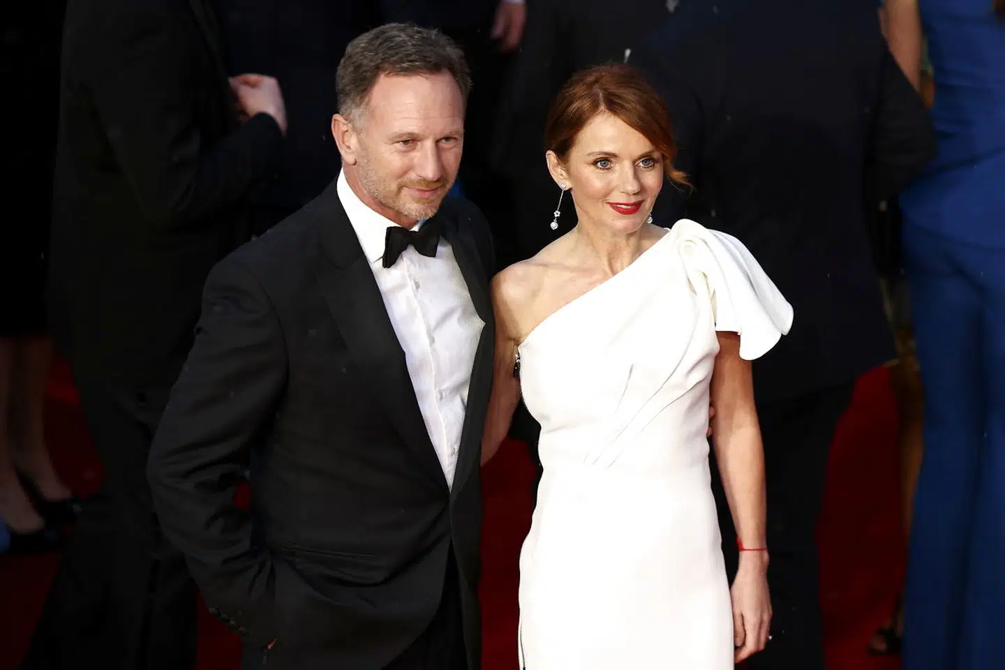 Geri Halliwell med sin mand Christian Horner.