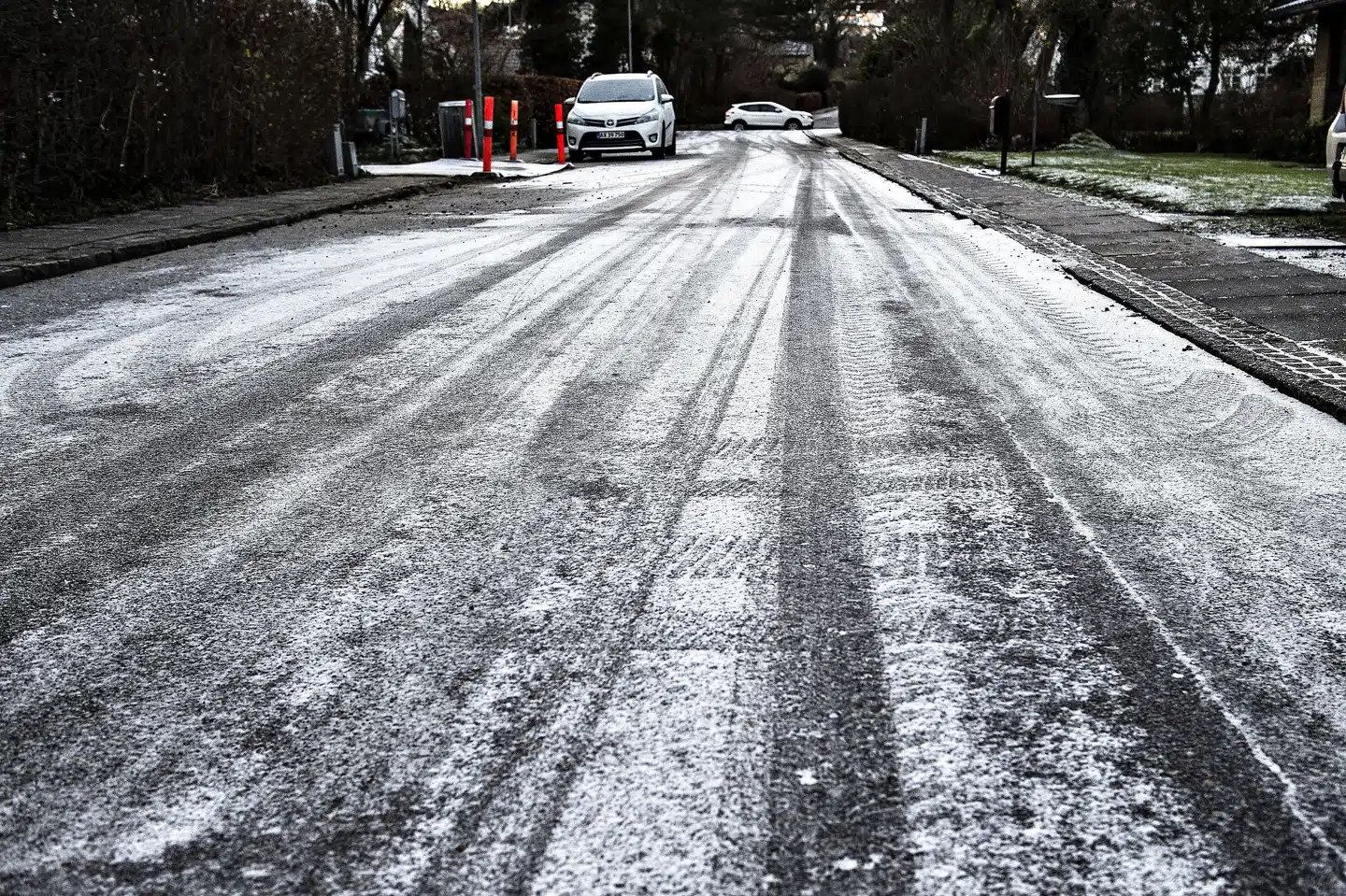 Sne er på vej i ugens løb, men det er usikkert, hvor meget der kommer, og om det bliver liggende. (Arkivfoto) Henning Bagger/Ritzau Scanpix