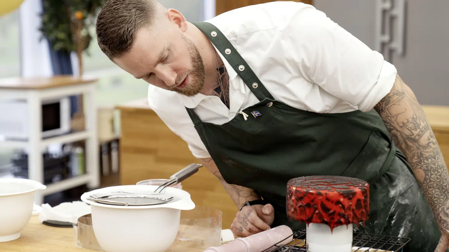 SæÞór Kristínsson i 'Den store bagedyst'-finalen 2021.