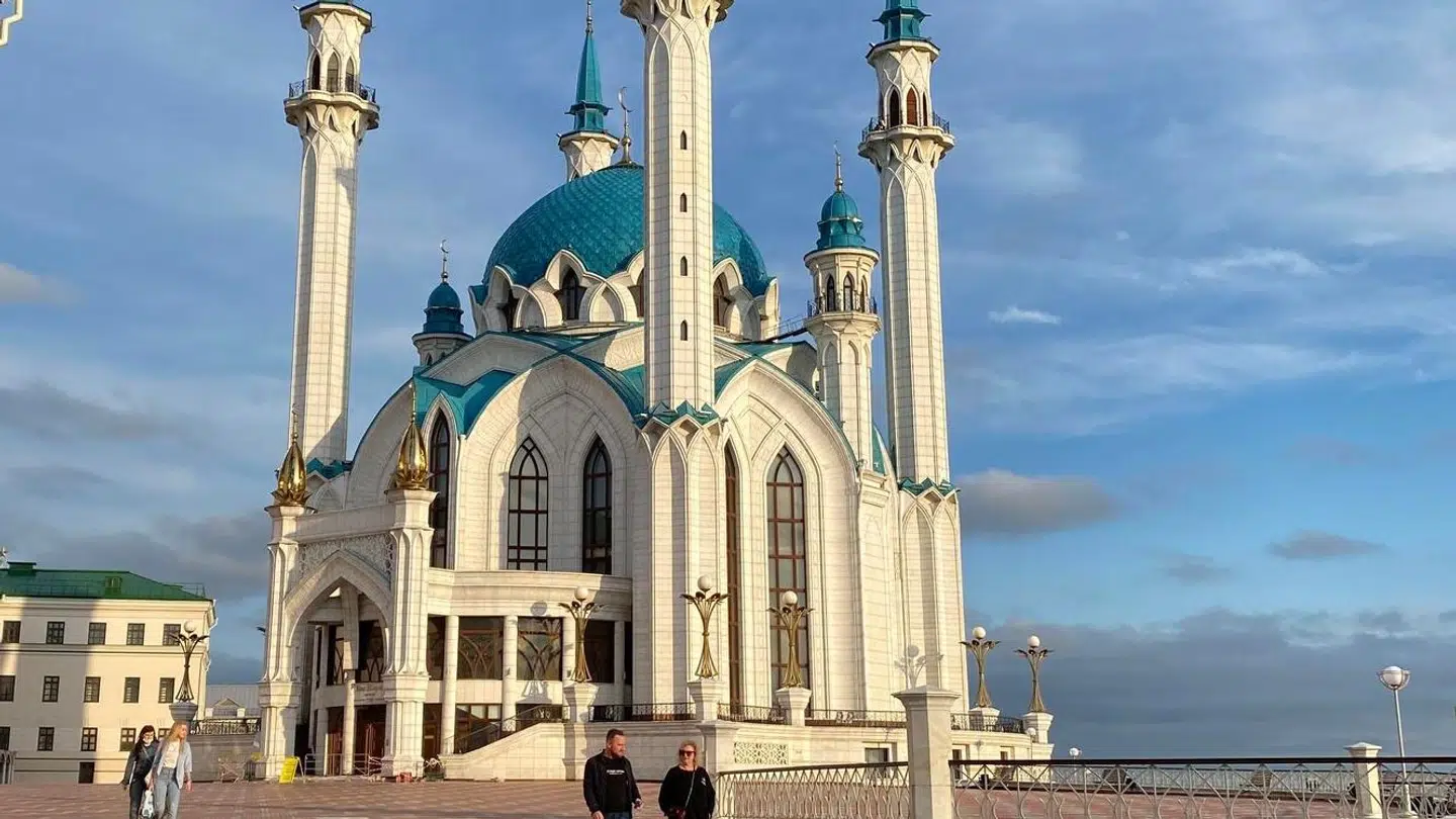 En af Europas største moskeer ligger i Kazan. Privatfoto