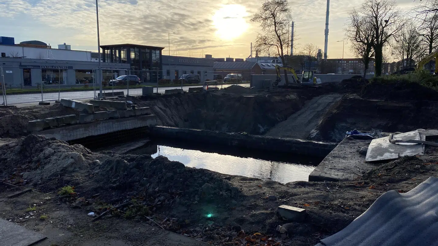 Den gamle Karolinelund er blevet til en stor byggeplads. Foto: Rebecca Haugaard Christensen