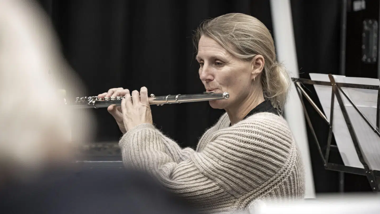 Orkesteret består af forskellige slags blæseinstrumenter. Foto: Henning Rix