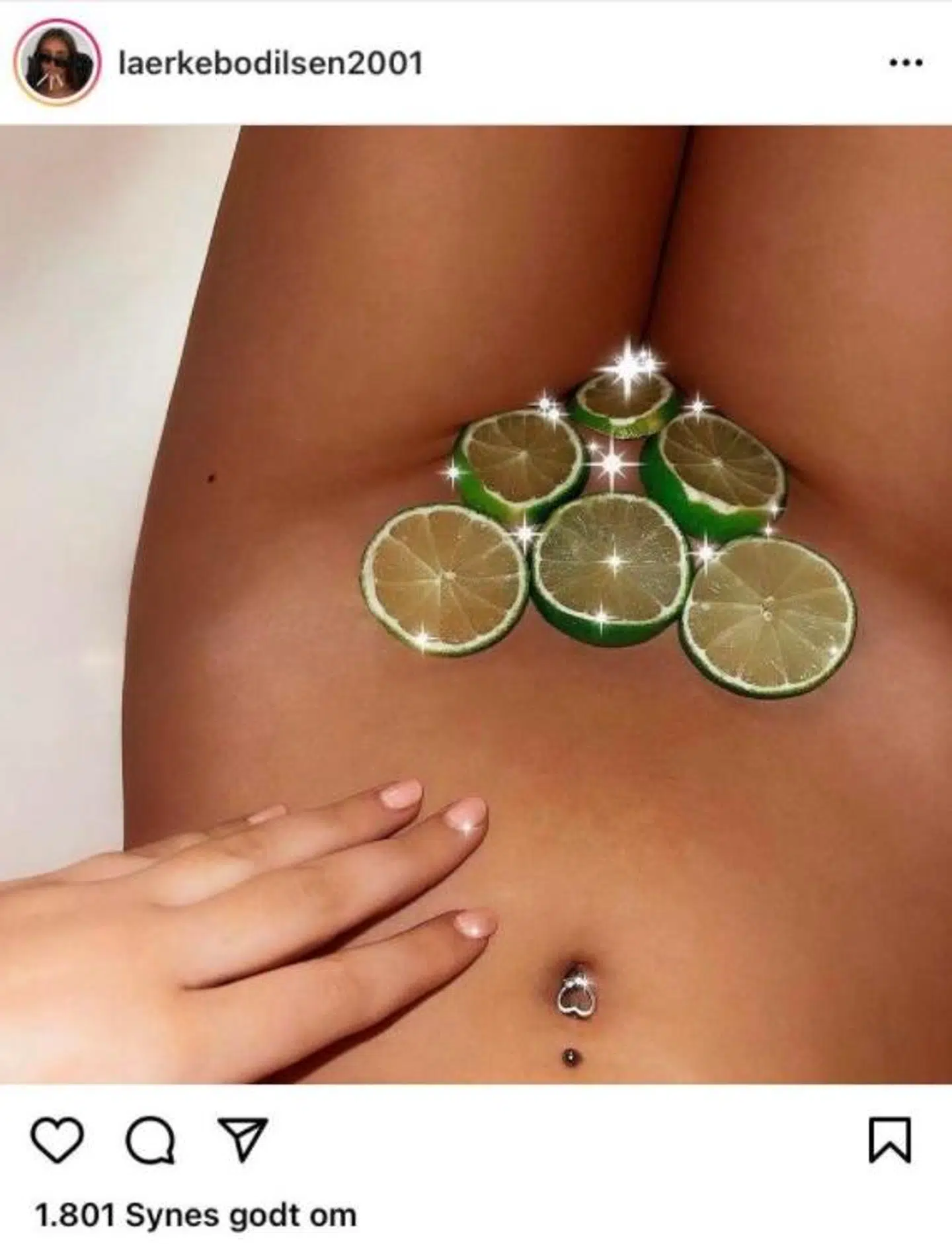 Billedet endte med at påføre hende en hel del smerte.