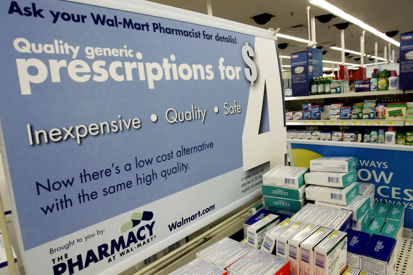 Walmart, CVS og Walgreens har alle i separate erklæringer meddelt, at de vil anke tirsdagens afgørelse fra Cleveland. (Arkivfoto) Robert Sullivan/Ritzau Scanpix