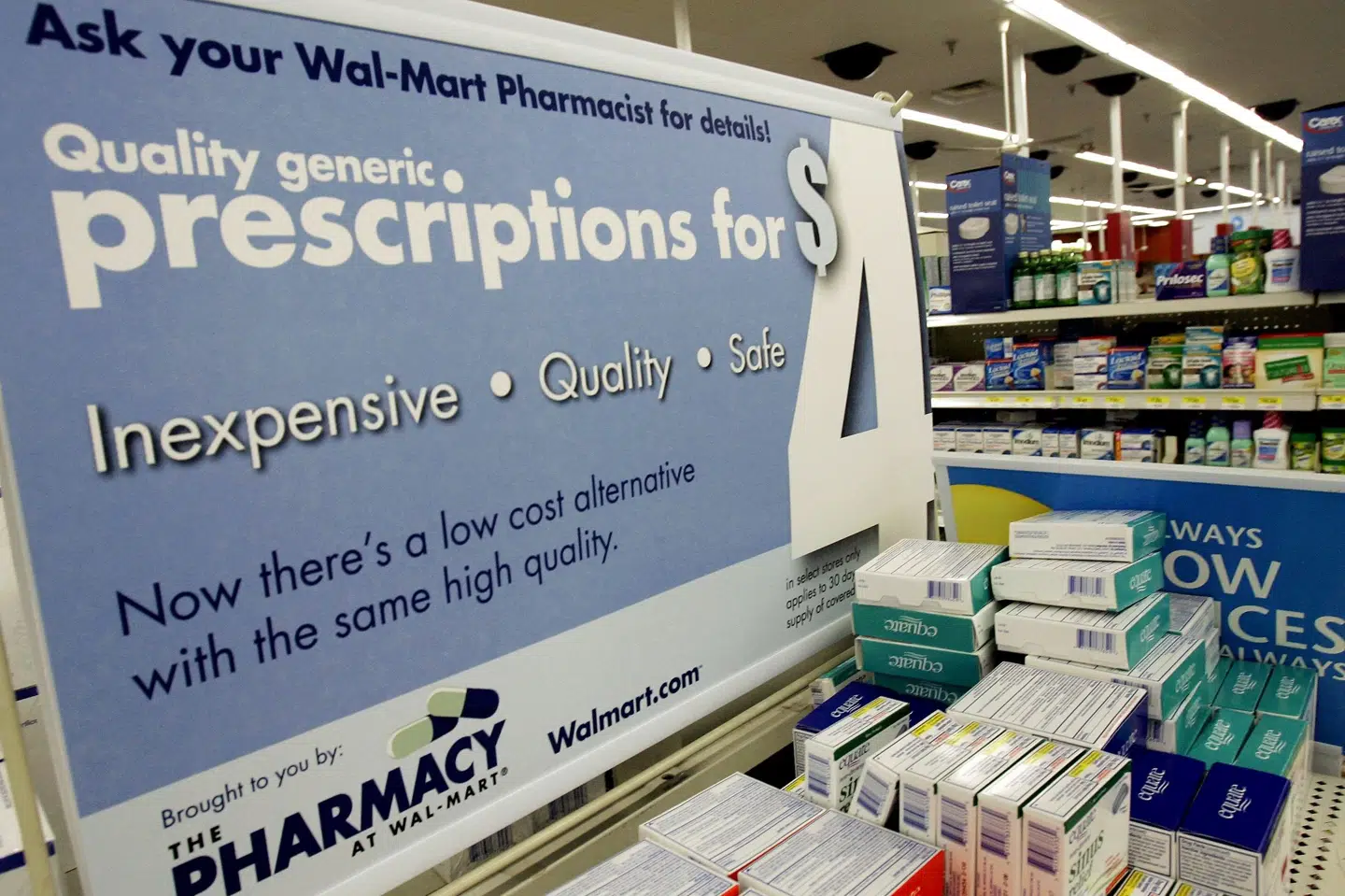 Walmart, CVS og Walgreens har alle i separate erklæringer meddelt, at de vil anke tirsdagens afgørelse fra Cleveland. (Arkivfoto) Robert Sullivan/Ritzau Scanpix