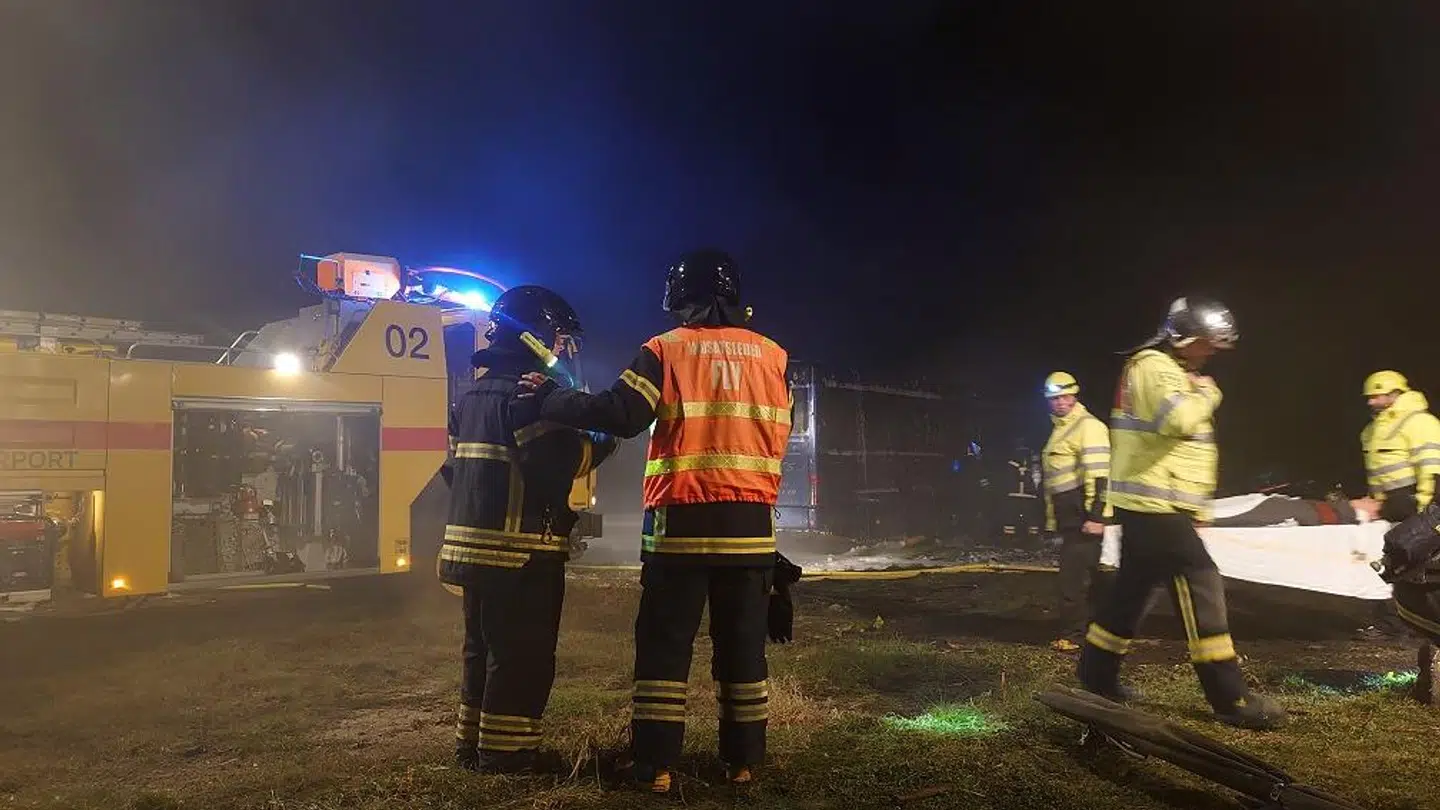 Brandvæsen, redningsberedskab, lufthavnens sikkerhedsberedskab og politi er ved lufthavnen nær Odense, hvor de har øvelse.