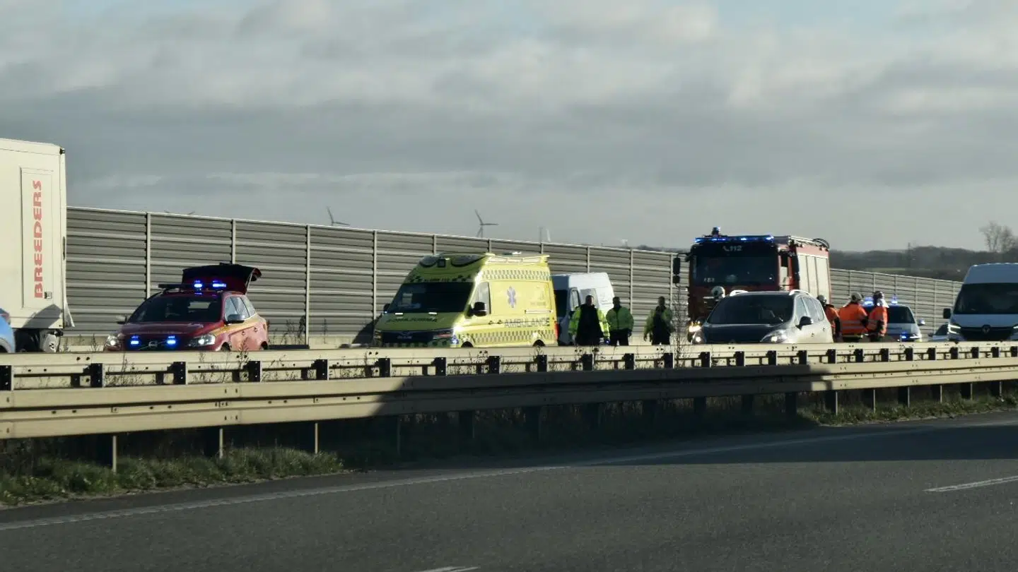 Uheldet skete over middag tirsdag. Foto: Presse-fotos.dk