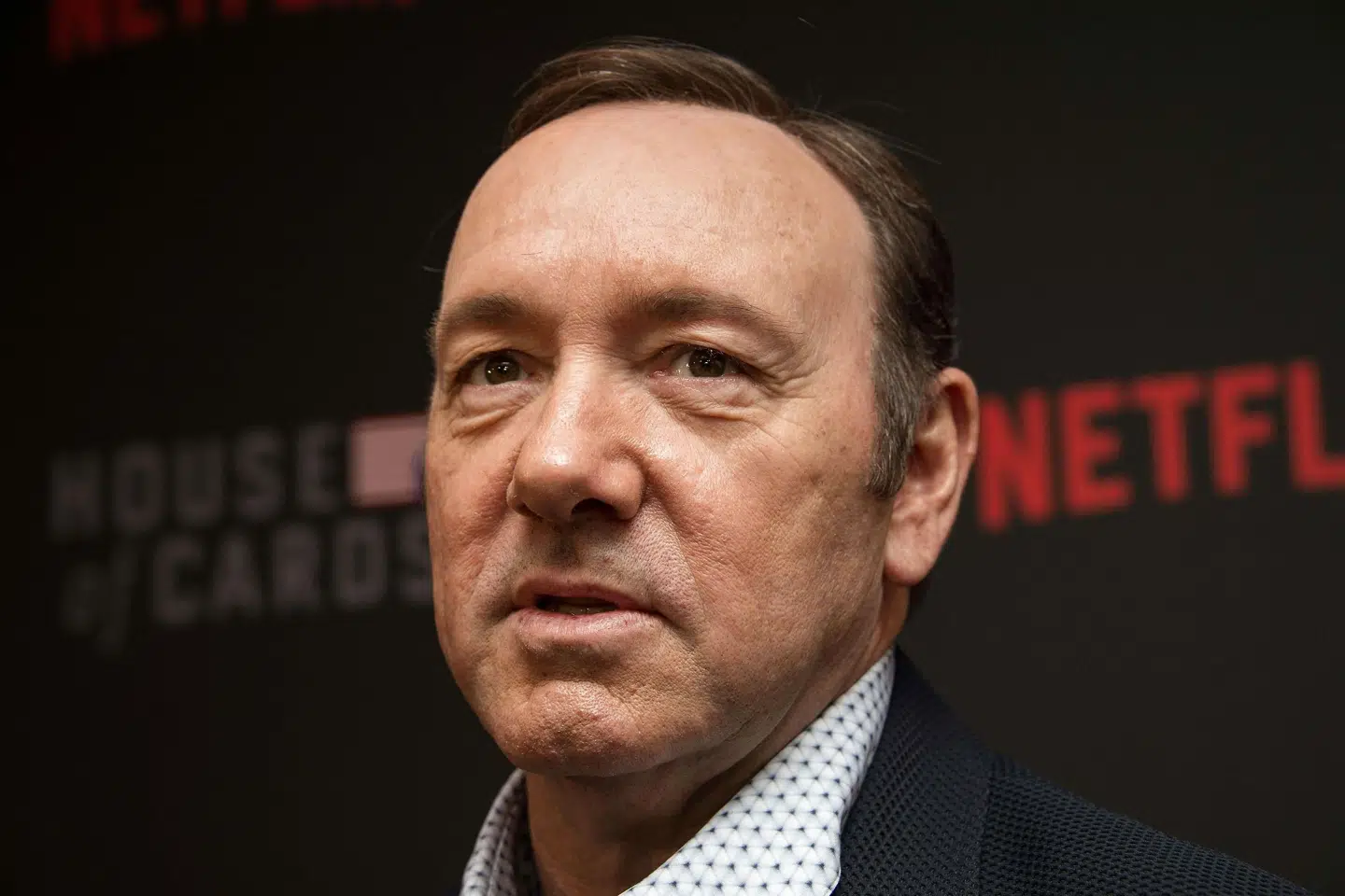 Kevin Spacey i 2016 i sin velmagtsdage som stjerne i serien House of Cards. Serien blev en bragende succes for Netflix, indtil Spacey blev afsløret i at have forbrudt sig seksuelt mod mandlige kolleger. Nicholas Kamm/Ritzau Scanpix