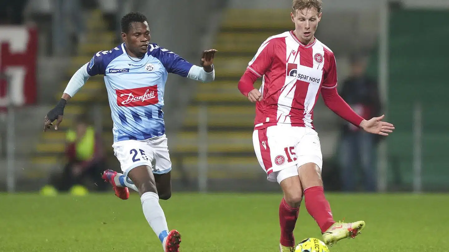 Også i mandagens kamp mod Sønderjyske leverede Anders Hagelskjær en god præstation.