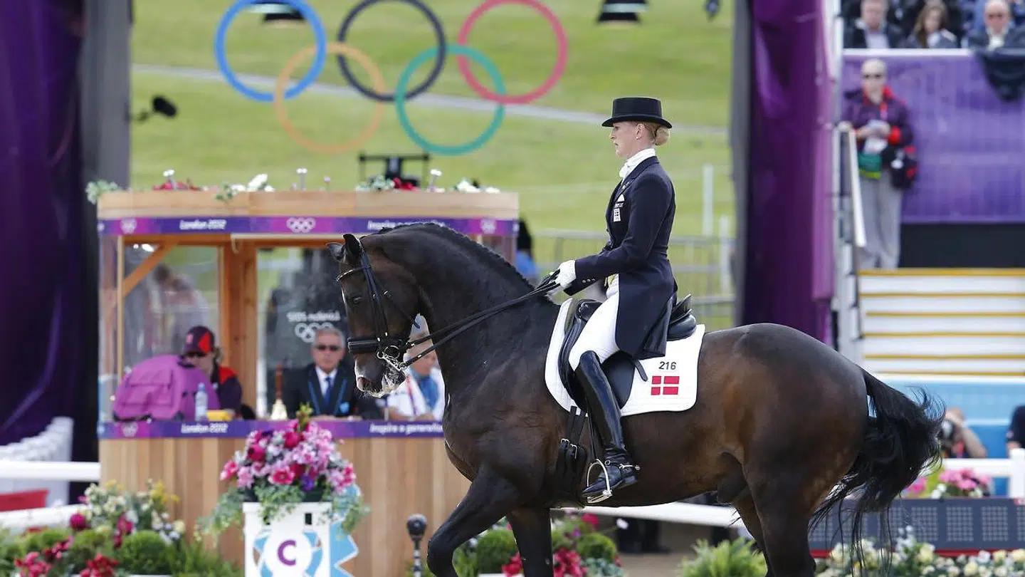 Nathalie zu Sayn-Wittgenstein og Digby under OL i London i 2012.