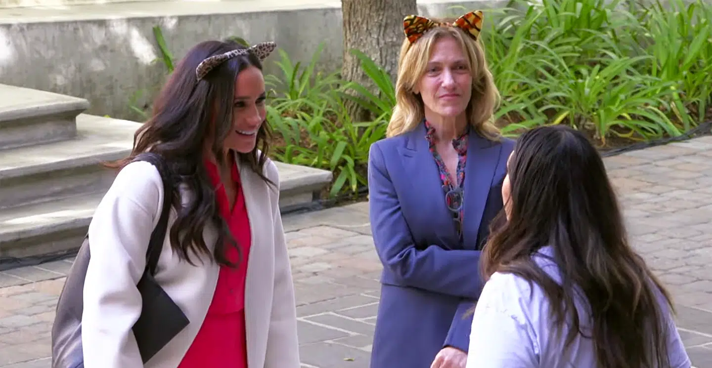 Meghan Markle laver pranks i 'The Ellen Degeneres Show'.