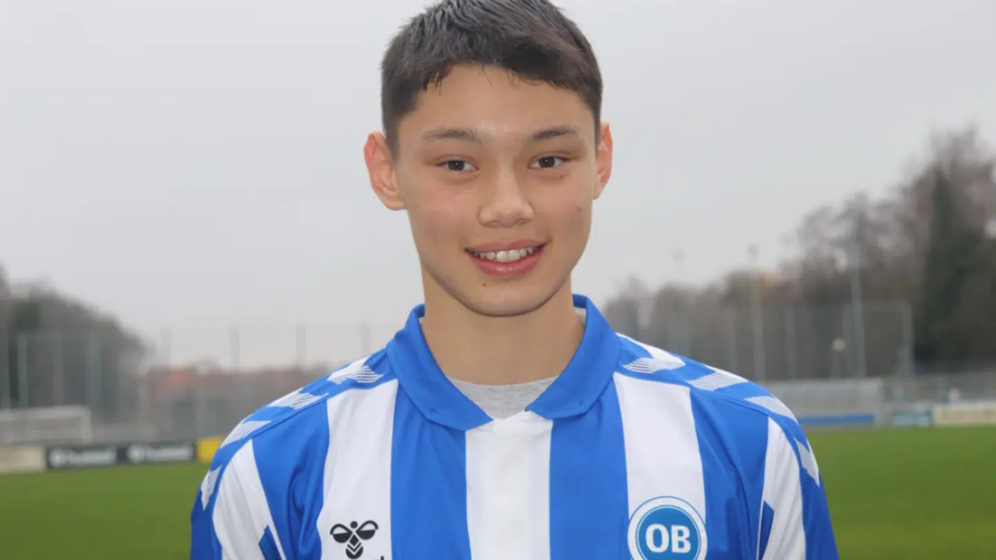 OBs akademichef, Tonny Hermansen, beskriver 15-årige Tobias Slotsager som en af landets bedste på sin årgang.