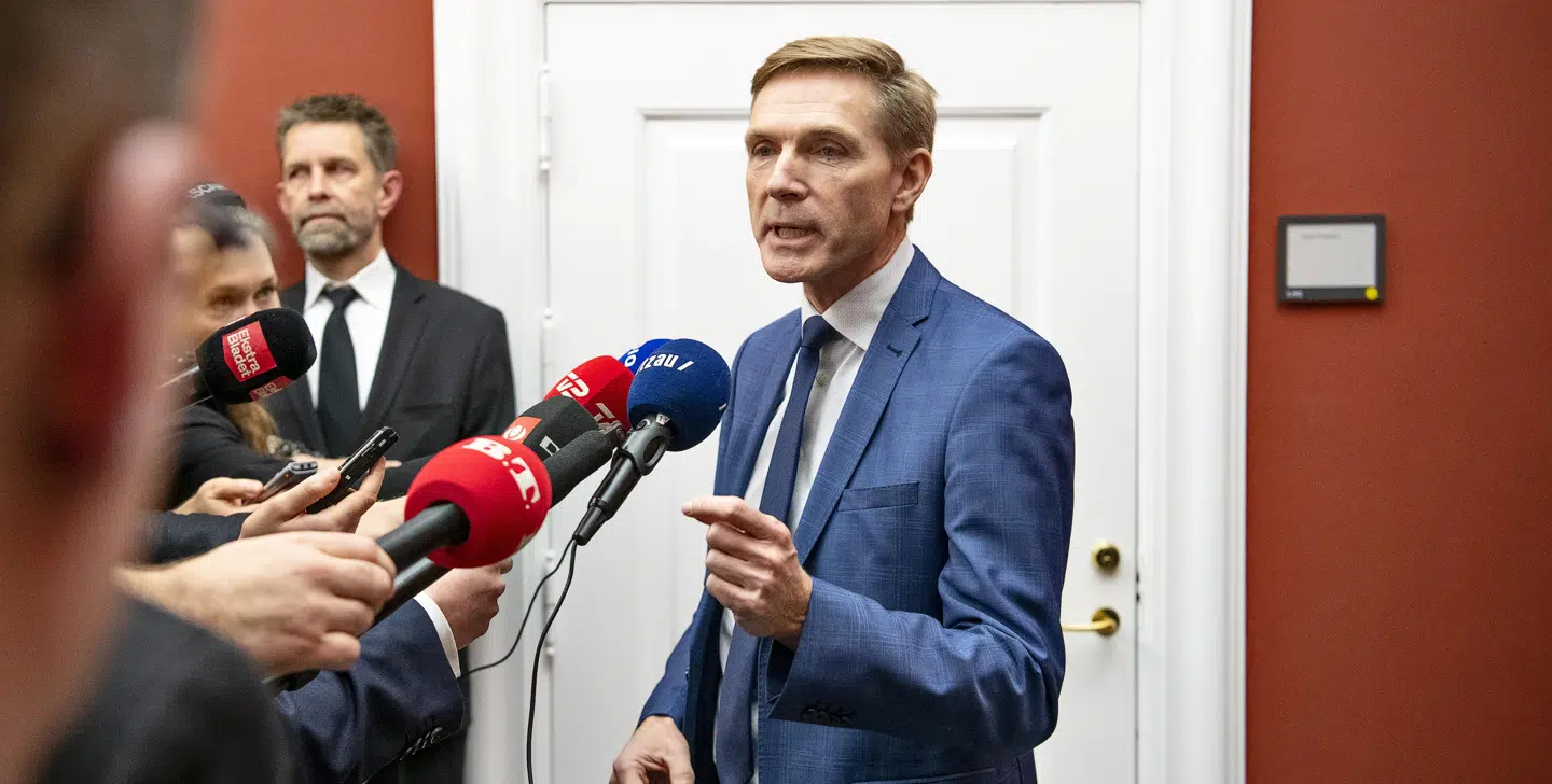 Formand for Dansk Folkeparti Kristian Thulesen Dahl.
