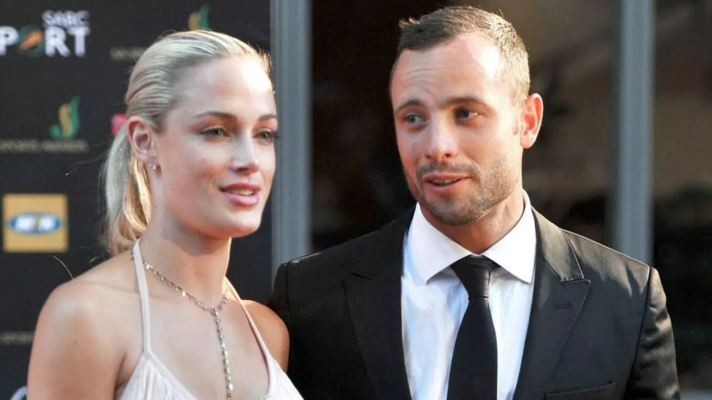 Pistorius og Reeva Steenkamp på den røde løber i november 2012.