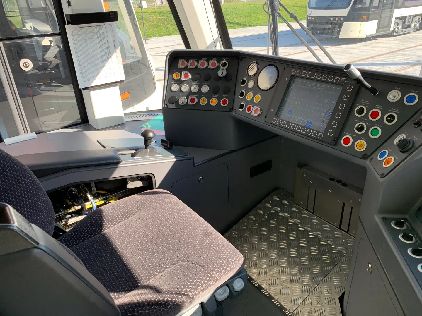 Arbejdspladsen for de 50 letbaneførere i Odense.