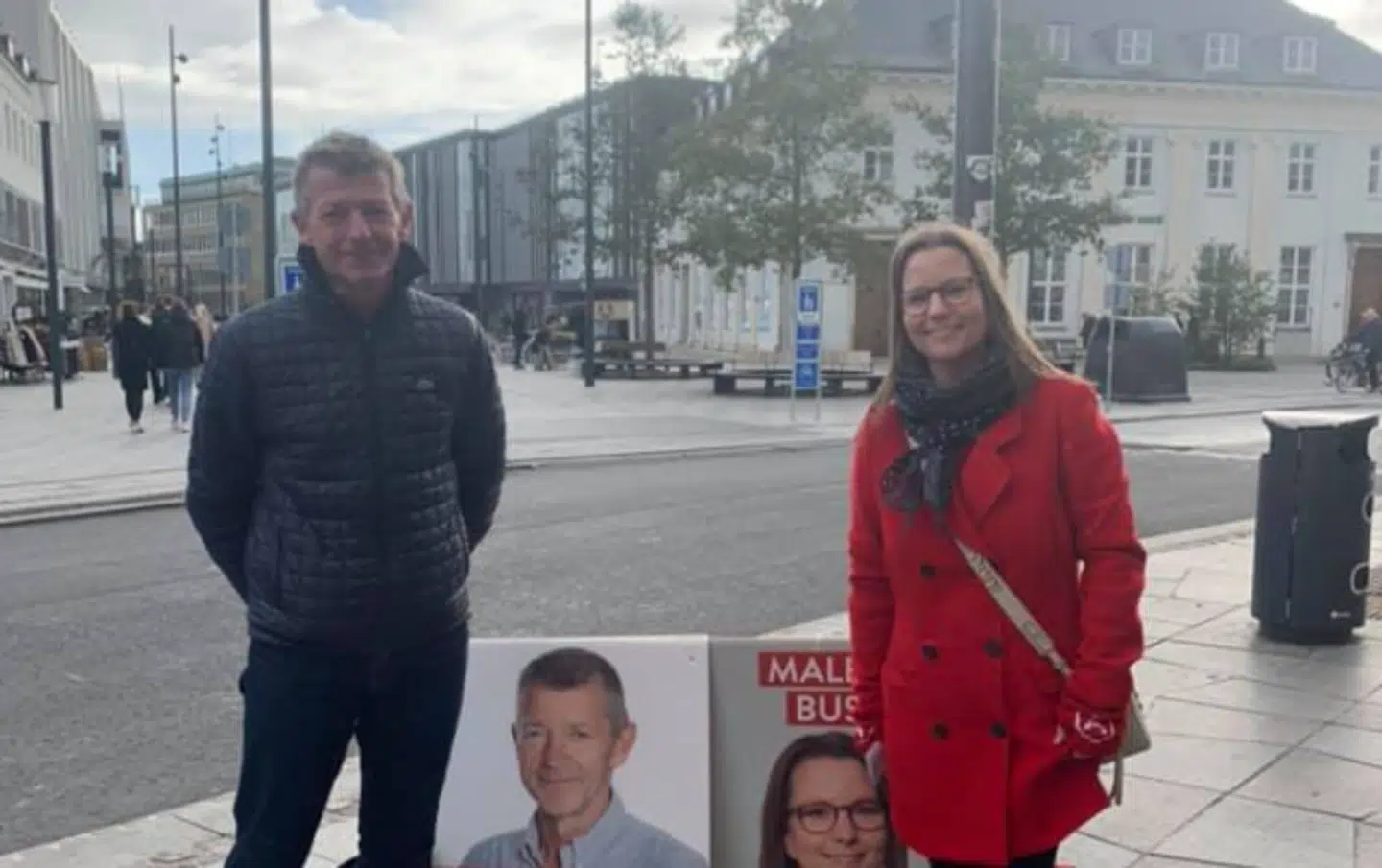 Søren Kusk under valgkampen.