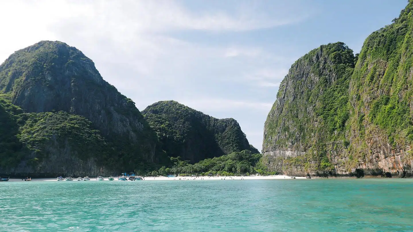 Maya Bay i Thailand.