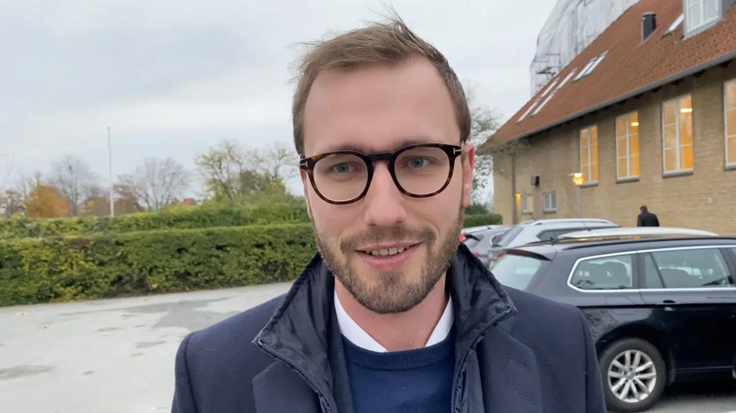 Christoffer Lilleholt fra Venstre kan på ingen måde se sig selv i den nye konstituering i Odense. Foto: Jeppe Kanstrup