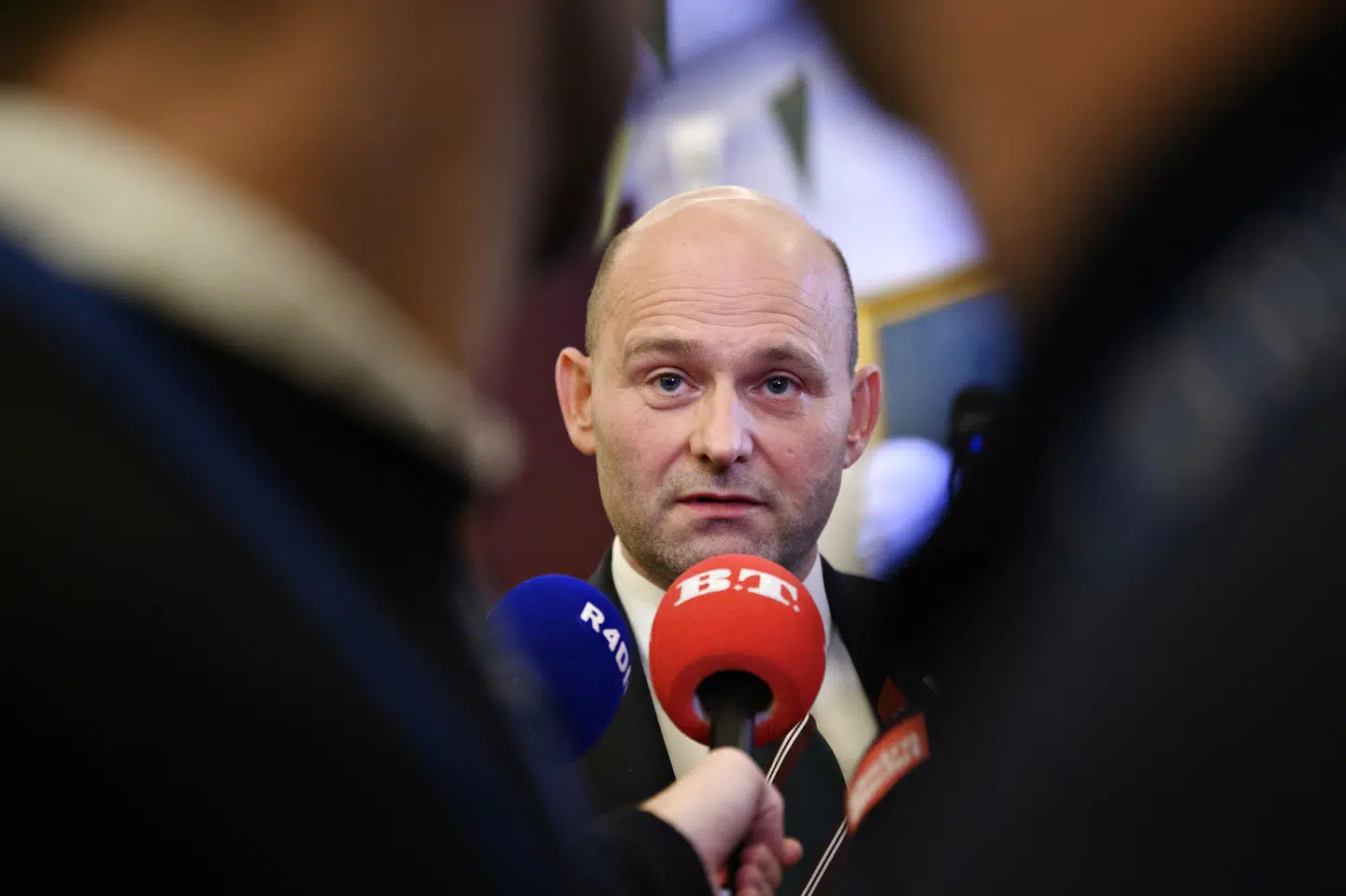 De Konservatives formand, Søren Pape Poulsen, ønsker, at private teknikere får mulighed for at genskabe statsminister Mette Frederiksens slettede sms'er. Philip Davali/Ritzau Scanpix