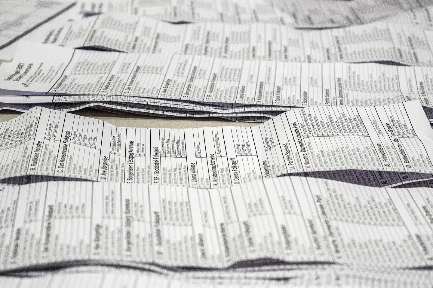 Valgdeltagelsen på kommunalvalget 2021 er på 67,2 procent. Det er knap fire procentpoint lavere end ved valget i 2017, hvor stemmeprocenten med 70,8 lå i den høje ende. John Randeris/Ritzau Scanpix