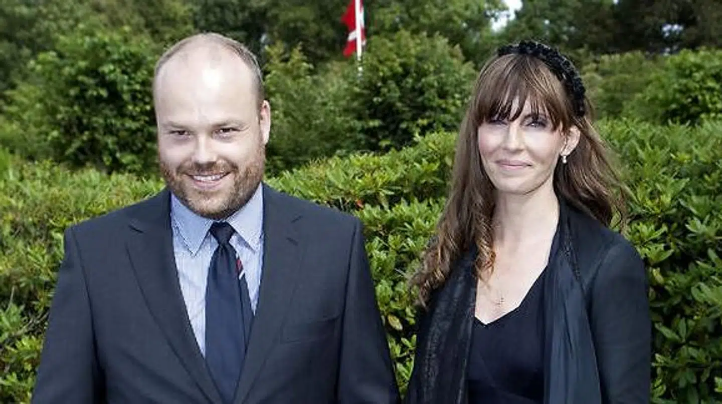 Anders Holch Povlsen med sin kone, Anne Storm Holch Povlsen.