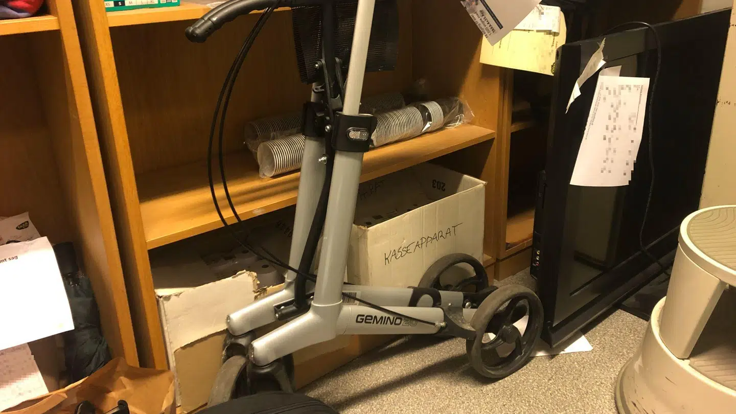 Der er blandt andet blevet glemt et fladskærms-tv og en rollator i taxierne. Foto: Taxa 4x35