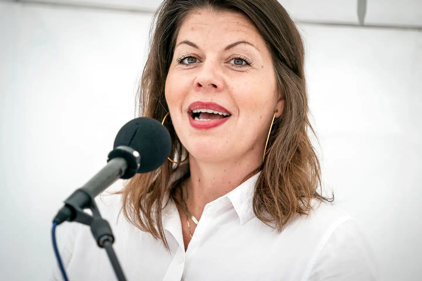 Kultur- og fritidsborgmester Franciska Rosenkilde mener ikke, at der er noget, der skal laves om i forhold til kommunens indkøb af kunst. Arkivfoto