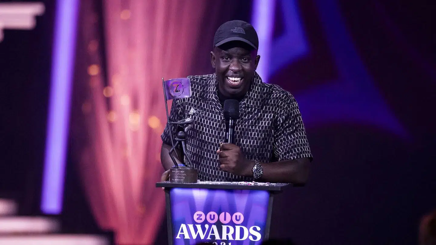 Årets mest likede blev Melvin Kakooza. Zulu Awards i KB Hallen torsdag den 29. april 2021. (foto: Martin Sylvest/Ritzau Scanpix 2021).