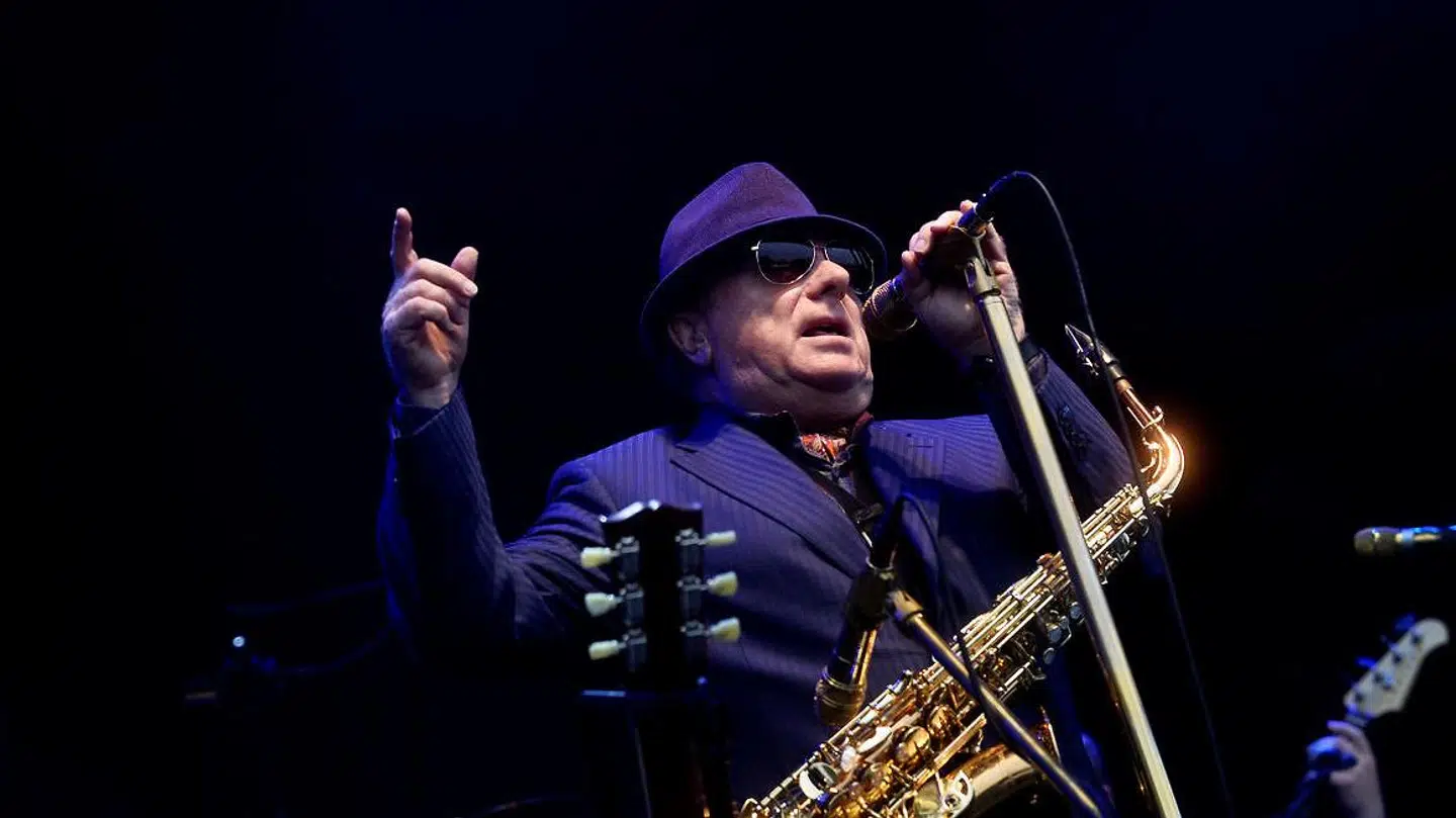Van Morrison på scenen i 2017.