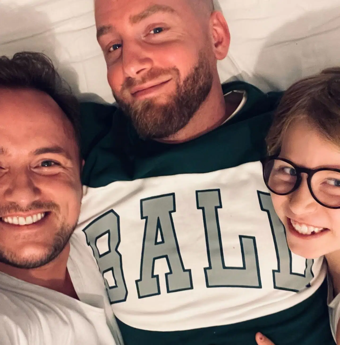 Sæpór Kristínsson, Gloria og Thomas Evers Poulsen har været sammen i seks år. Privatfoto.