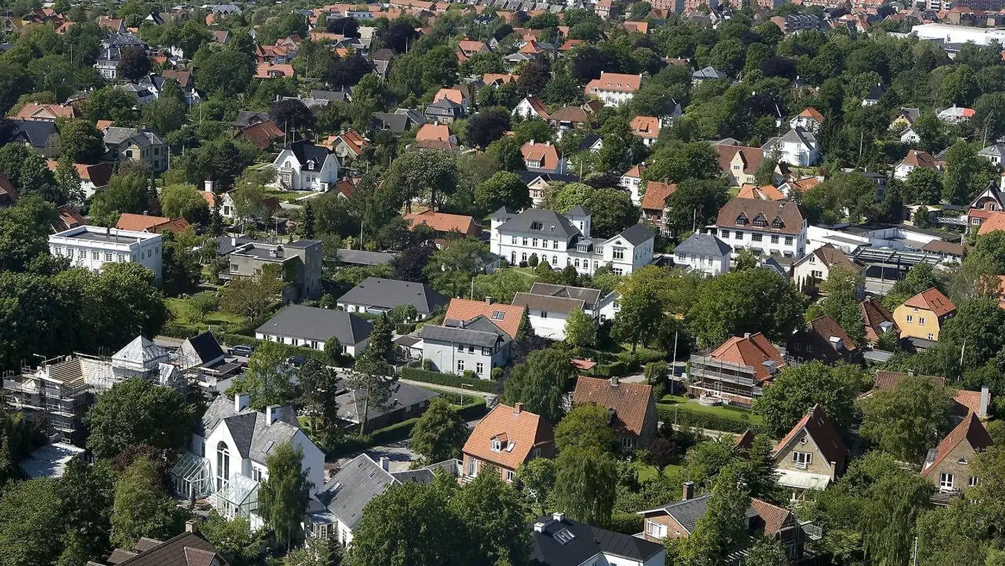 Udsigt ud over Hasseris i Aalborg.