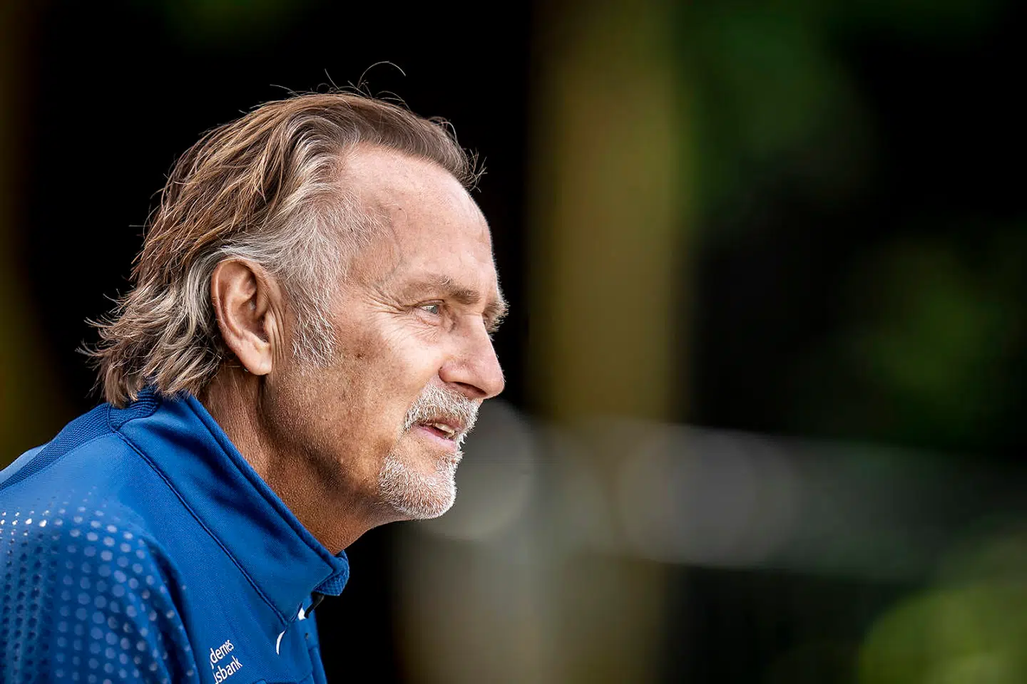 Lars Høgh under landsholdets mixed zone og træning i Helsingør, torsdag den 10. juni 2021. (Foto: Liselotte Sabroe/Scanpix 2021)