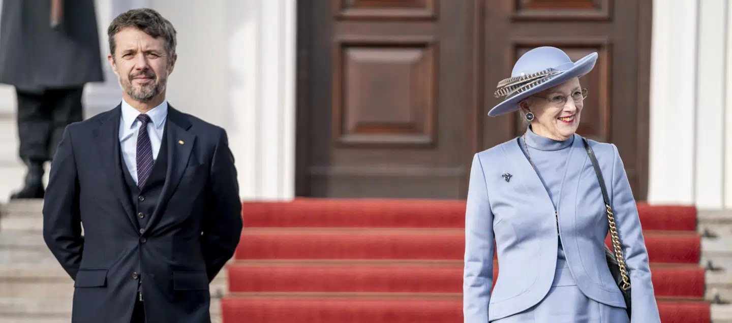 Kronprins Frederik og dronning Margrethe.