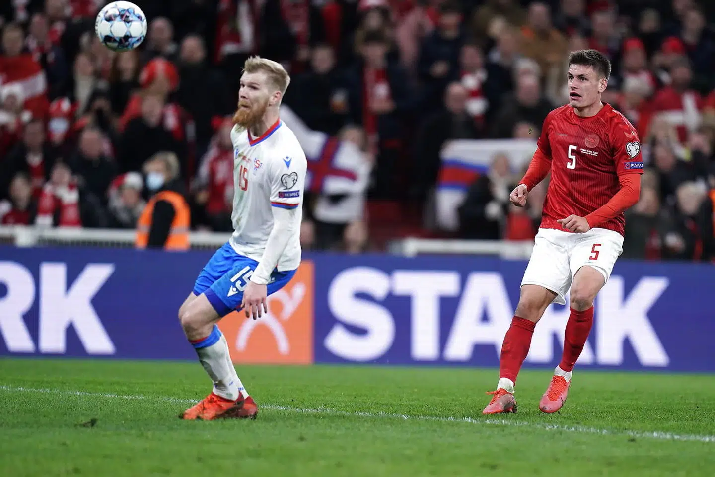 VM-kvalifikationskampen mellem Danmark - Færøerne i Parken, fredag den 12 november 2021