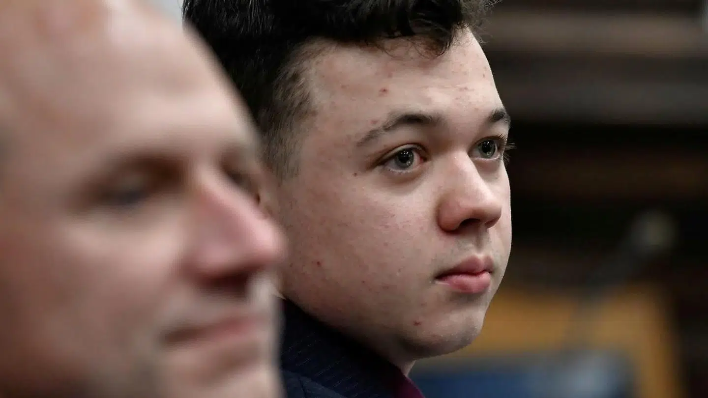 18-årige Kyle Rittenhouse i retten torsdag.