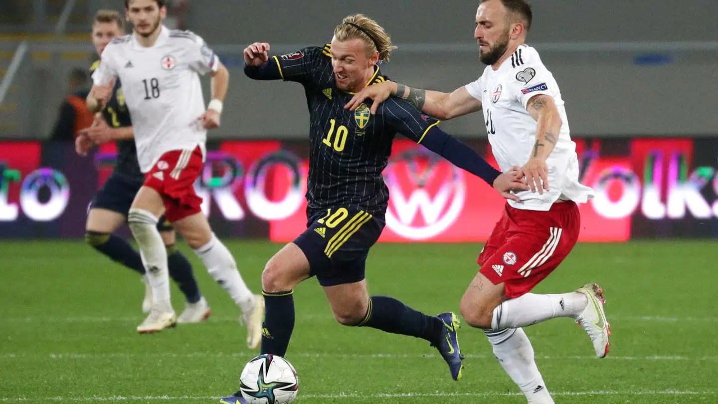 Emil Forsberg og Sverige fik sig noget af en nedtur torsdag.